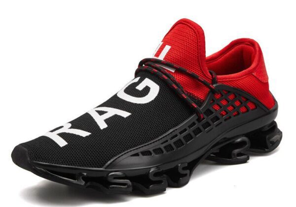 XIDISO Mens Running Shoes Womens Slip On Blade Mesh Fashion Men’s Sneakers Athletic Tennis Sports Cross Training Casual Walking Shoe for Men - Image 2