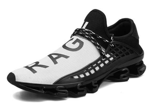 XIDISO Mens Running Shoes Womens Slip On Blade Mesh Fashion Men’s Sneakers Athletic Tennis Sports Cross Training Casual Walking Shoe for Men - Image 3