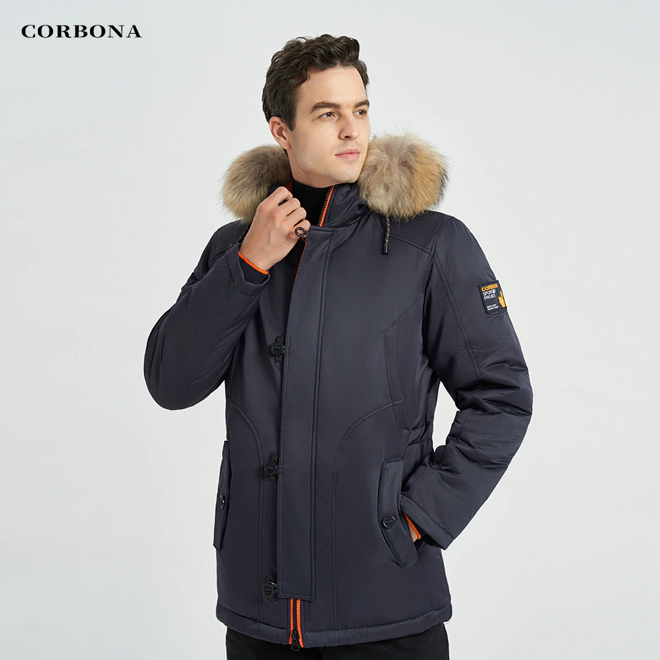 Winter Parka Men's Long Coat