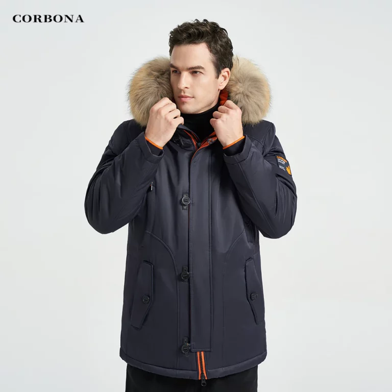 Winter Parka Men's Long Coat