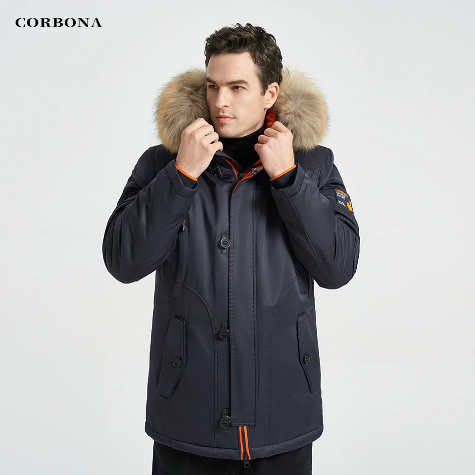 Winter Parka Men's Long Coat