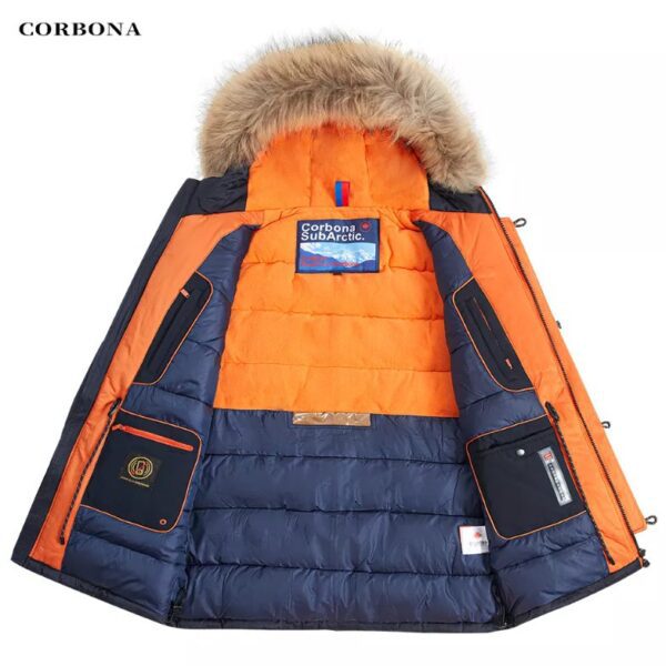 Corbona N-HG402MA N3B Type Winter Parka Men's Long Coat - Image 4