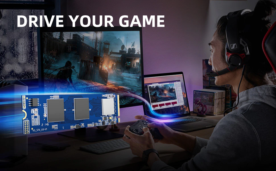 KingSpec M2 NVMe 2280 PCIe Drive Your Game
