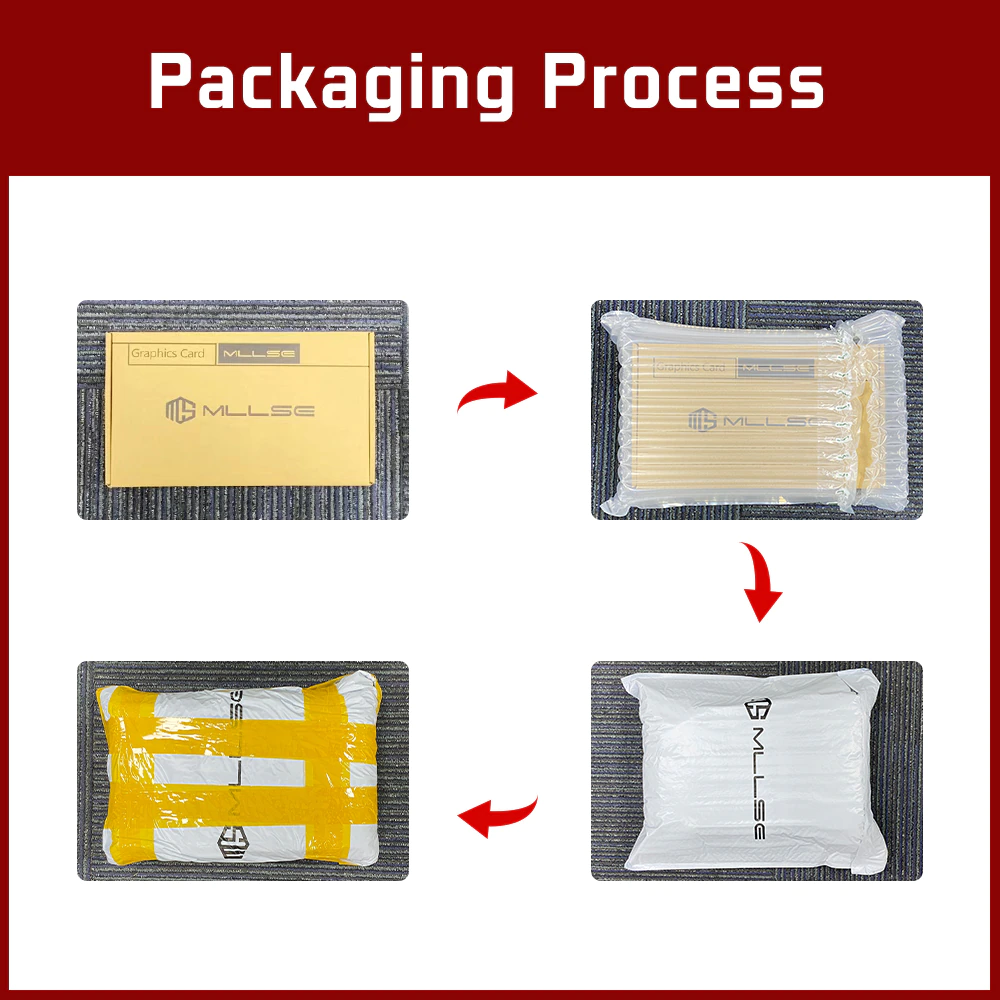 MLLSE RTX2060Super 8GB GDDR6 Graphics Card Packaging Process