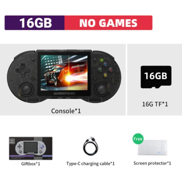 Anbernic RG353P Retro Handheld Video Game Console - RG353P BT 16G