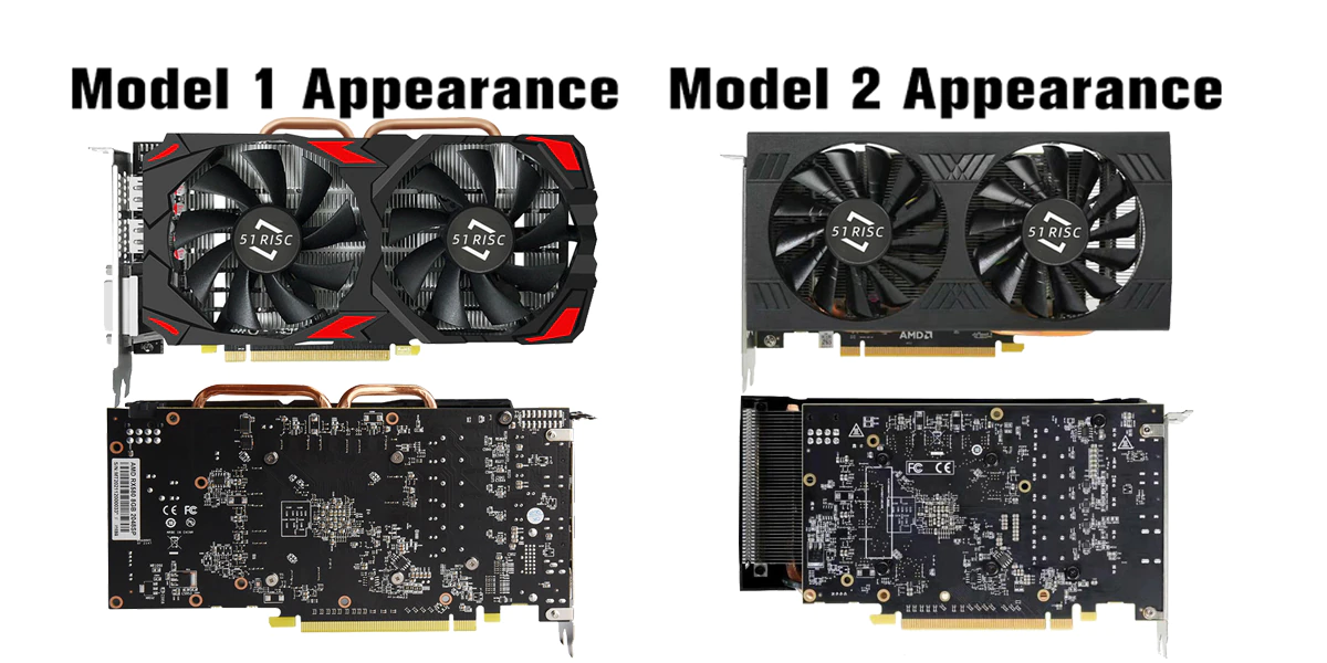 SHELI 51RISC AMD RX580 GDDR5 Graphics Cards Despic02