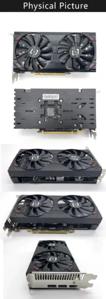 SHELI 51RISC RX5500XT 8G D6 Gaming Graphics Card Phisical Picture