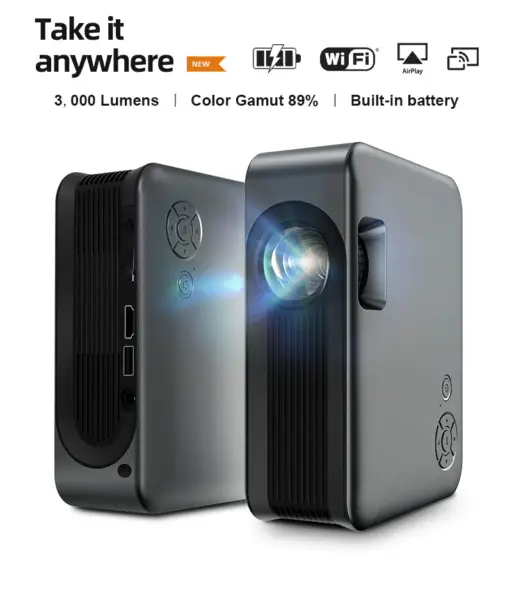 AUN A30C Pro Mini Led Projector - Image 2