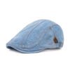 Denim Beret Retro Hats Style2