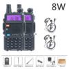 N3 Baofeng UV 5R Walkie Talkie Two-way Radio Station Add Headset