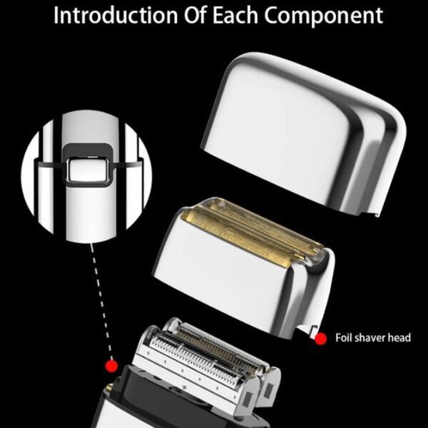 KEMEI KM-TX1 Reciprocating Electric Shaver - Image 4