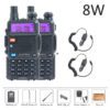 N6 Baofeng UV 5R Walkie Talkie Two-way Radio Station Add Charger