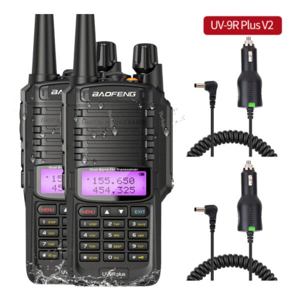 N6 Baofeng UV-9R Plus V2-car charger