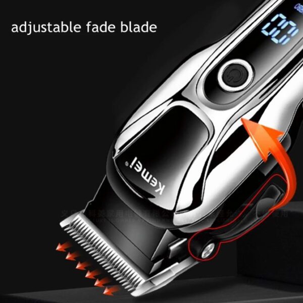 KEMEI KM-1990 Professional Hair Trimmer Hair Clipper - Image 2