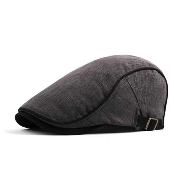N6 Men Berets Retro England Hat Style 01 Dark grey