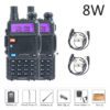 N7 Baofeng UV 5R Walkie Talkie Two-way Radio Station Add Air tube