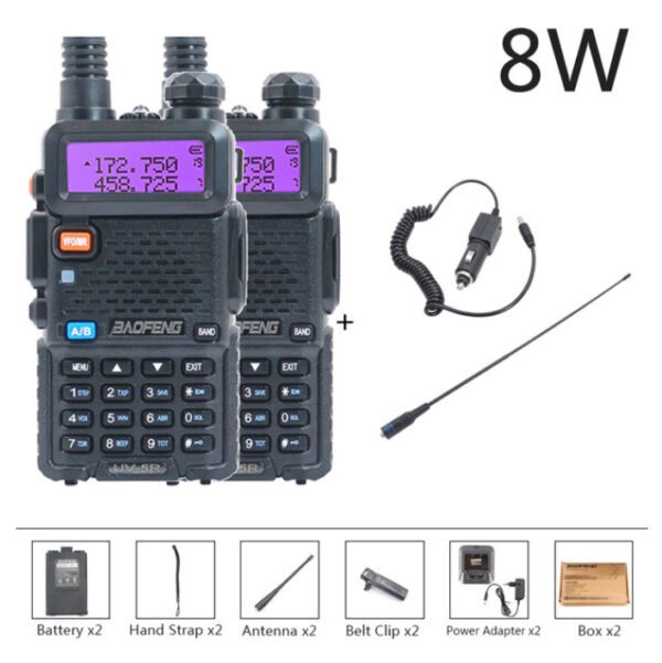 N9 Baofeng UV 5R Walkie Talkie Two-way Radio Station Add 771 Charger
