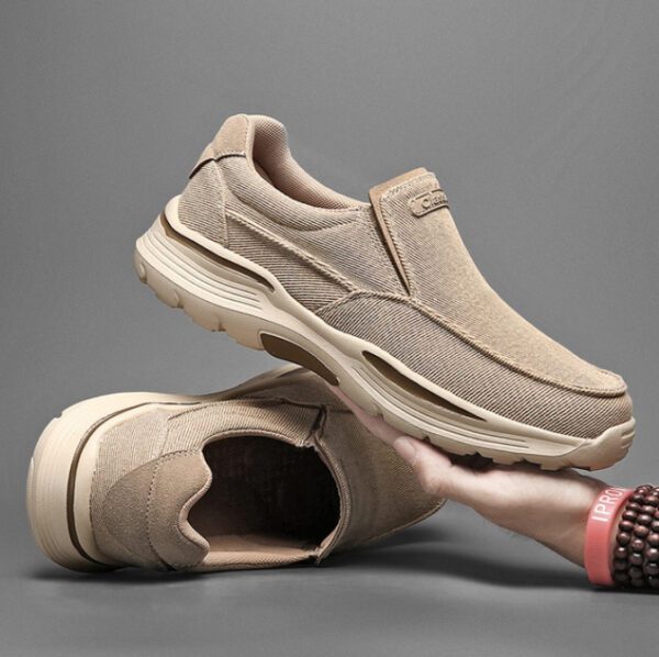PUAMSS Classic Men's Casual Shoes Khaki