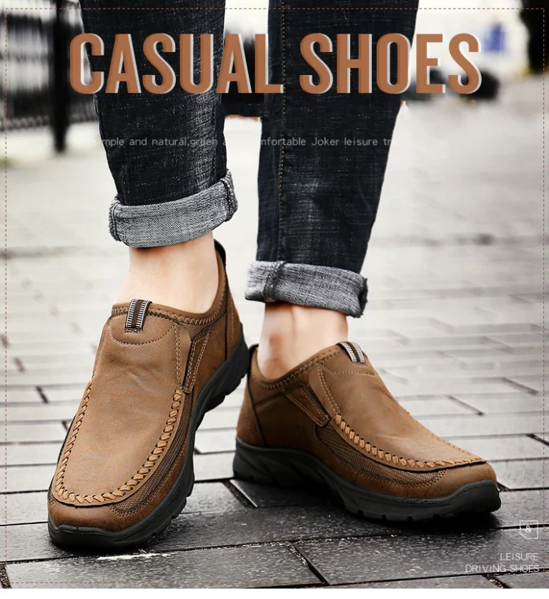 PUAMSS P10 Men Casual Shoes Brown
