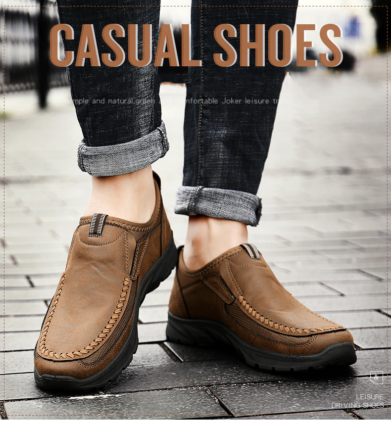 PUAMSS P10 Men Casual Shoes Brown