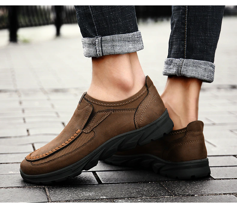 PUAMSS P10 Men Casual Shoes Brown