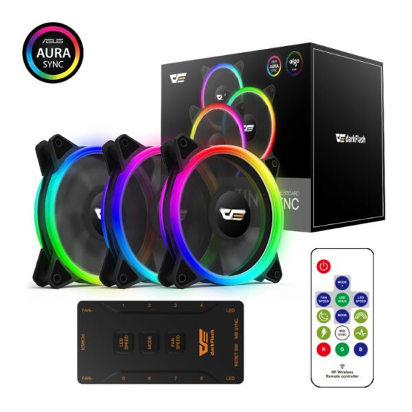 Darkflash DR12PRO 120mm RGB Cooling Computer Case Fan