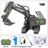 YIGONG RC TOY 11CH-Green-Excavator