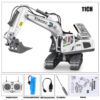 YIGONG RC TOY 11CH-White-Excavator