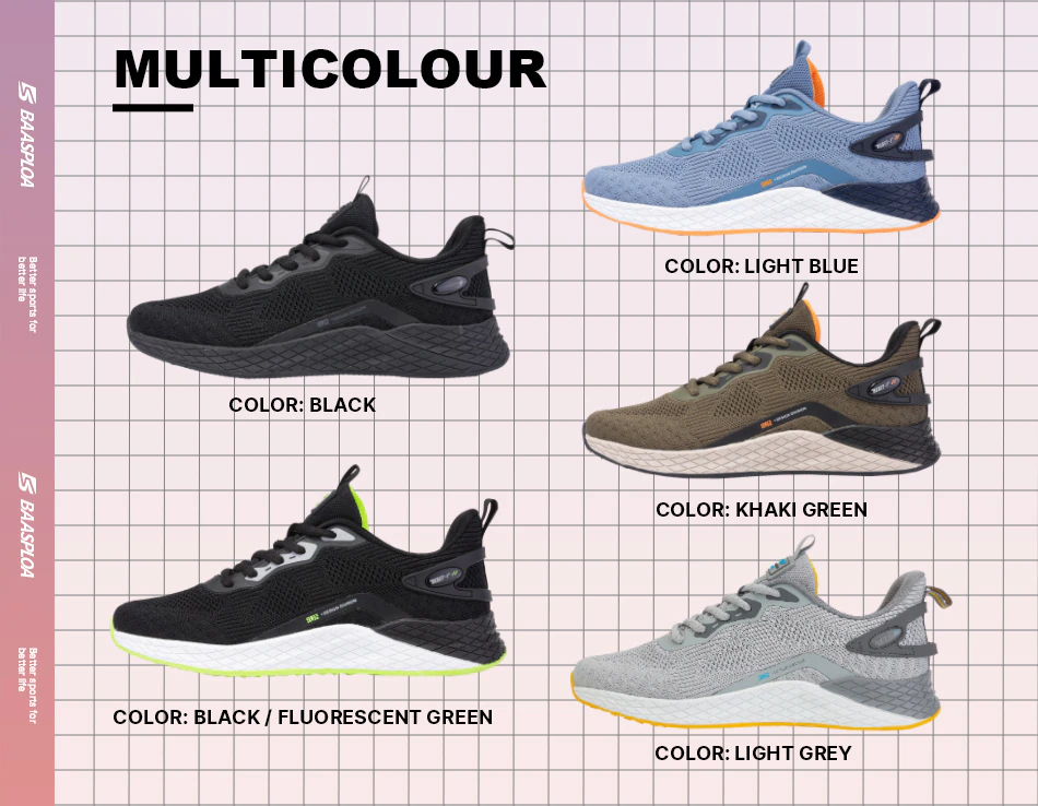 Baasploa M7208 Fashion Sneakers Casual Shoes