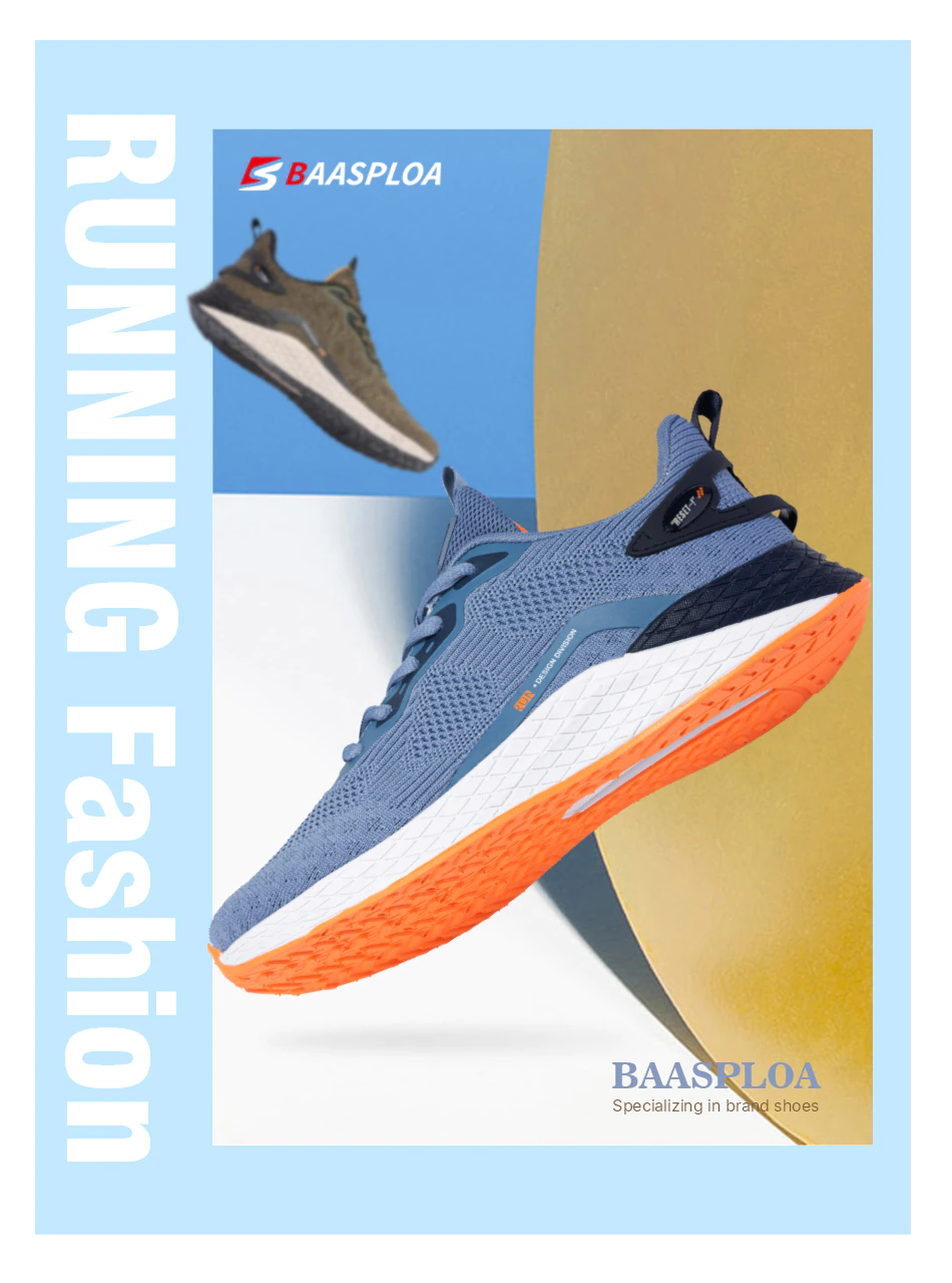 Baasploa M7208 Fashion Sneakers Casual Shoes