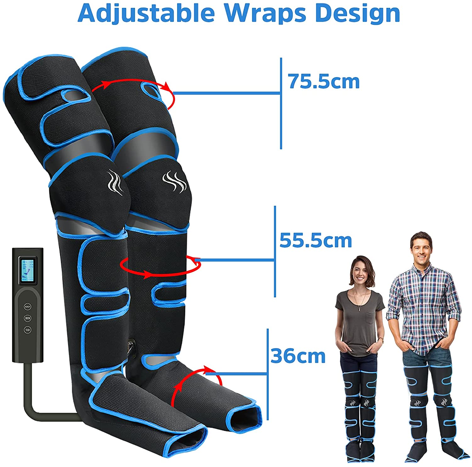 Nuaer FE-7204A Foot Air Pressure Leg Massager