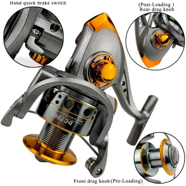 GHOTDA YO-DC Fishing Reel Spinning 1000-7000 Series - Image 3