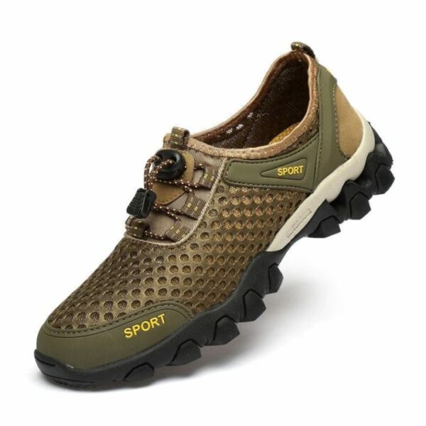 LEOSOXS Sneakers Khaki