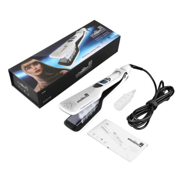 Steam Plus Professional Hair Straightener White