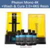 ANYCUBIC Photon Mono 4K Add Wash & Cure 2 Add 4KG Resin