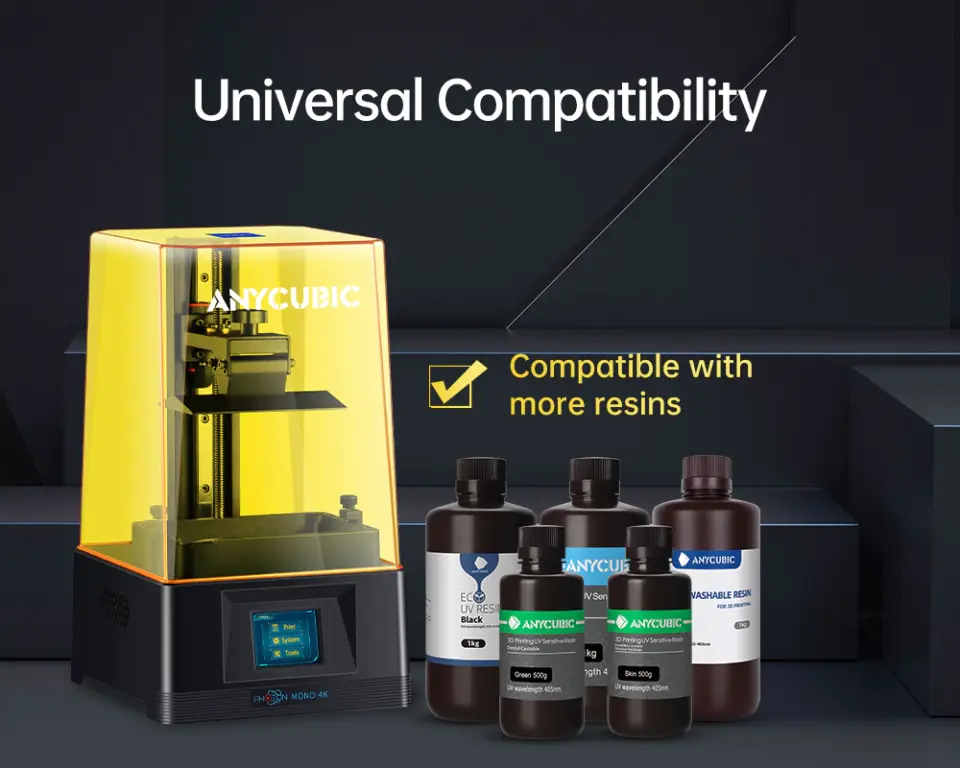 ANYCUBIC Photon Mono 4K LCD UV Resin 3D Printer