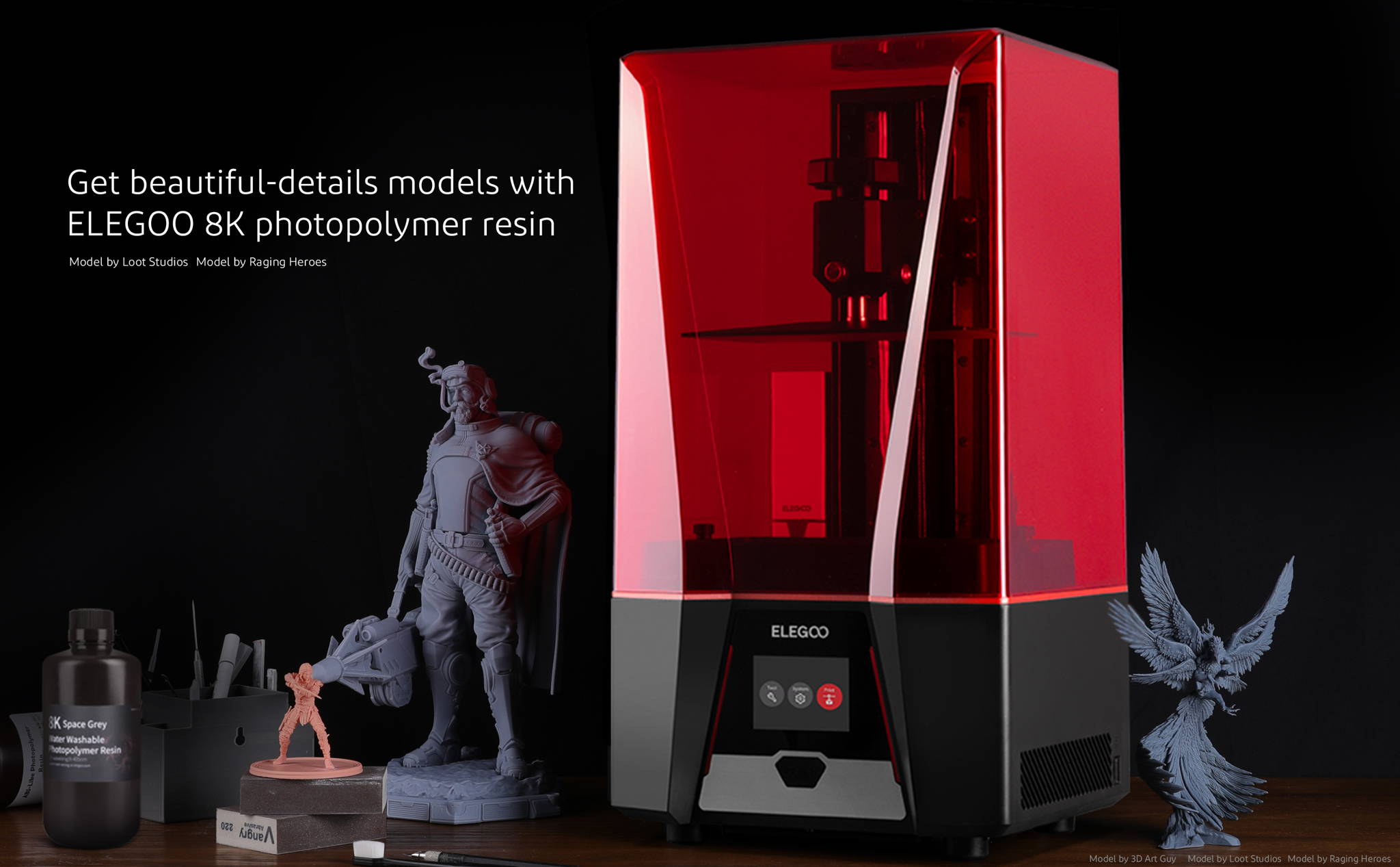 ELEGOO SATURN 2 Mono MSLA 3D Printer