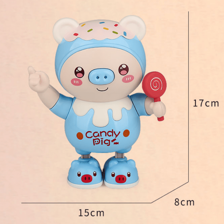 Electronic Pets Pig Dancing Toy Size