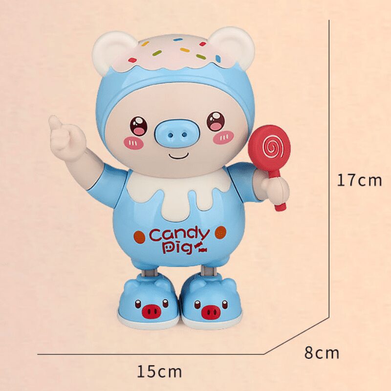 Electronic Pets Pig Dancing Toy Size