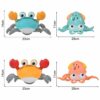 Escape Crab Octopus Crawling Toy Size