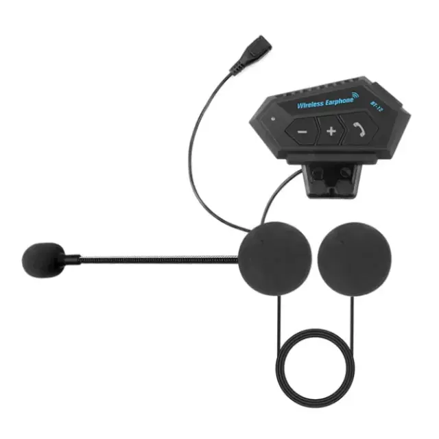 Kebidumei Motorcycle BT Helmet Headset