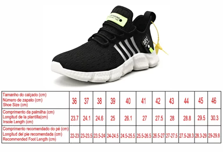 68V DEHC MVTN Size Chart