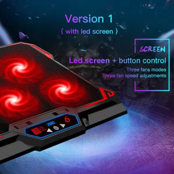 COOLCOLD K38 17inch Gaming Laptop Cooler - Image 3