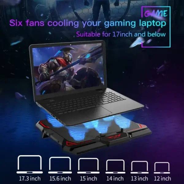 COOLCOLD K38 17inch Gaming Laptop Cooler - Image 6