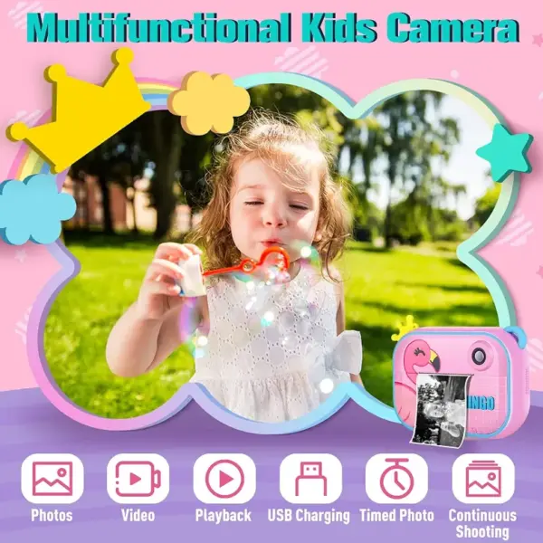 Donop KX12 Instant Print Kids Digital Camera - Image 3