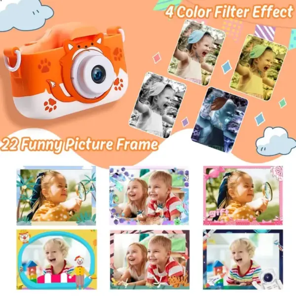 X5S Kids Digital Camera HD 1080P 20MP - Image 4