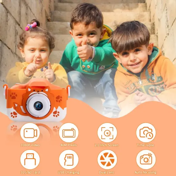 X5S Kids Digital Camera HD 1080P 20MP - Image 5