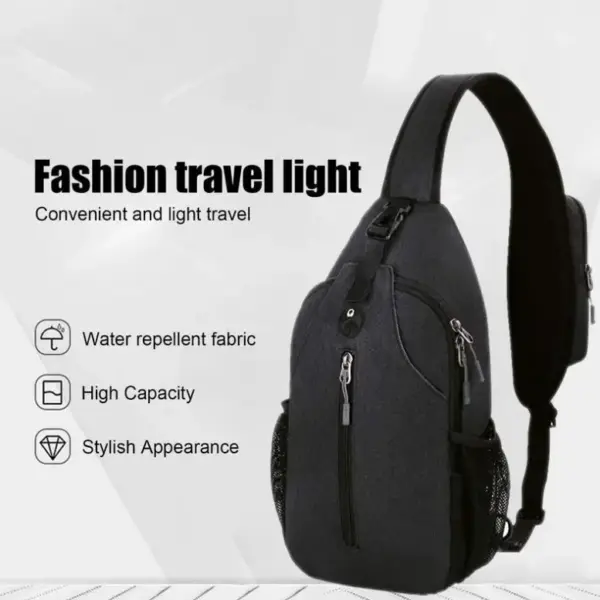 BUTTERFLY Crossbody Sling Backpack Sling Bag Travel Hiking Chest Bag Daypack - Image 2