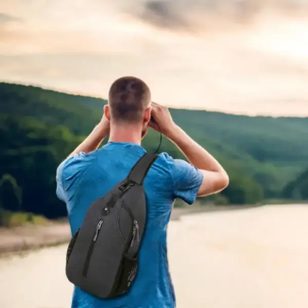 BUTTERFLY Crossbody Sling Backpack Sling Bag Travel Hiking Chest Bag Daypack - Image 5