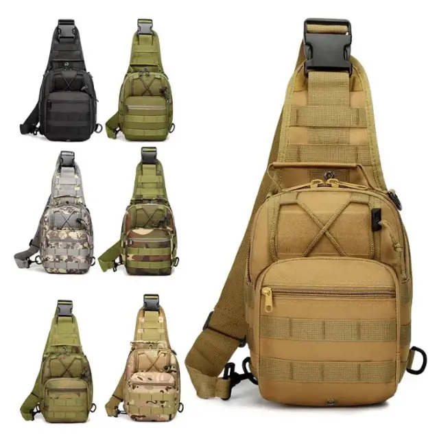 C4Free Outdoor Tactical Bag Backpack, Military Sport Bag Pack Sling Shoulder Backpack Tactical Satchel for Every Day Carry